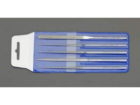 エスコ ダイヤモンドやすり 精密 5種 5本組 140mm EA826VB-1 エスコ ダイヤモンドやすり 精密 5種 5本組 140mm EA826VB-1