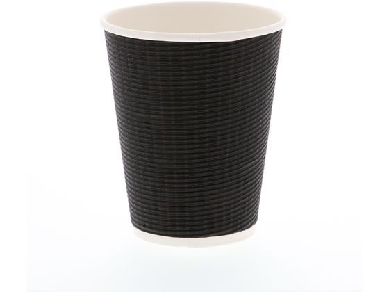 エコブラック断熱カップ 12オンス 360mL EP12-ECO-BLACK 50個 エコブラック断熱カップ 12オンス 360mL EP12-ECO-BLACK 50個