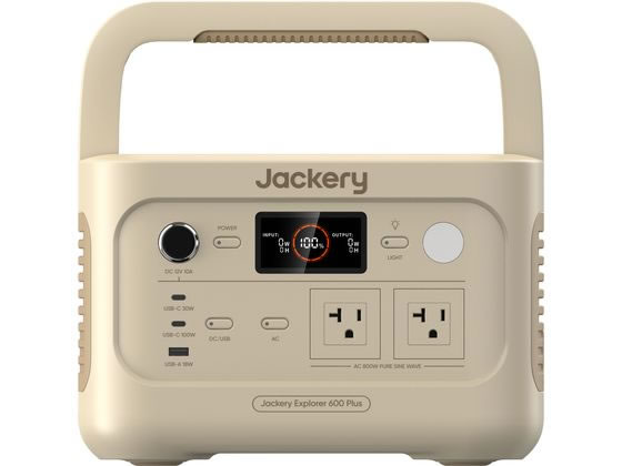 Jackery �|�[�^�u���d�� 600PlusJE-600C-SJ GD