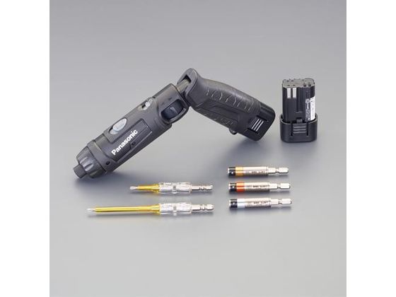 エスコ DC7.2V ドライバードリルセット 充電式 EA813PE-131 エスコ DC7.2V ドライバードリルセット 充電式 EA813PE-131