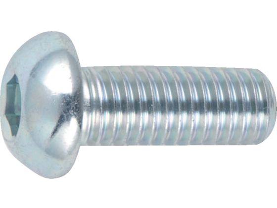 TRUSCO 六角穴付ボタンボルト三価 白 全ネジ M4×10 25本入 B774-0410 TRUSCO 六角穴付ボタンボルト三価 白 全ネジ M4×10 25本入 B774-0410