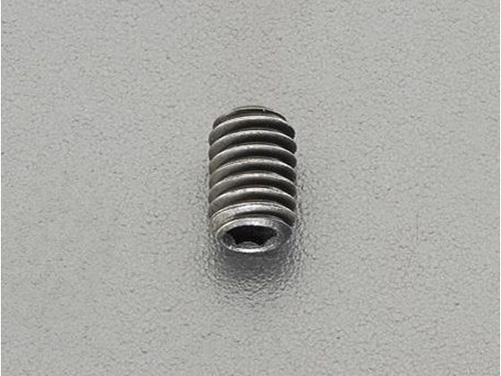 エスコ 六角穴付止ねじ ステンレス製 黒色 4本 M3×8mm