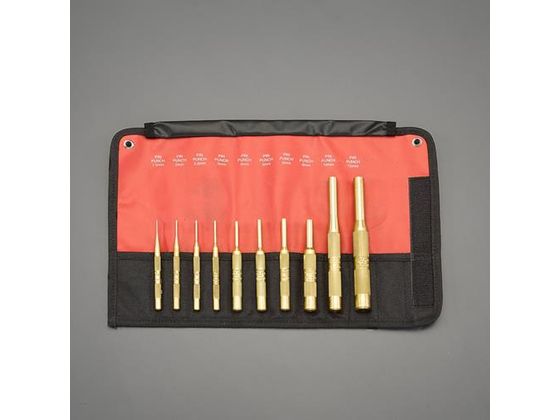 エスコ ピンポンチ 真鍮製 10本組 EA572MJが14,228円【ココデカウ】