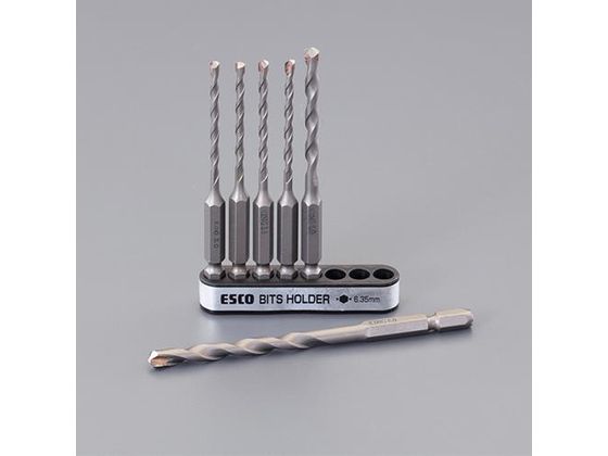 エスコ マルチドリル (六角軸) 3.0-6.0mm 6本組 EA824BS-100 エスコ マルチドリル (六角軸) 3.0-6.0mm 6本組 EA824BS-100