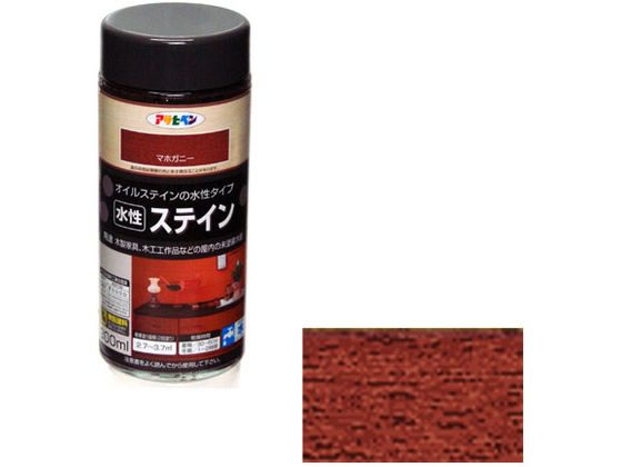アサヒペン 水性ステイン 300ml マホガニー