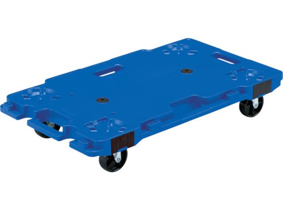 サンコー 樹脂製平台車 802462 サンキャリー6839ブルー SK-6839-BL