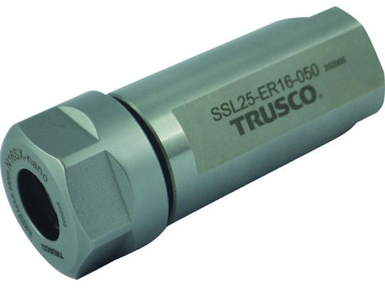 TRUSCO NC旋盤用コレットホルダ ERショートノーズコレットホルダSSL型(メトリック) シャンク径20 全長120 ER11用 SSL20-ER11-105