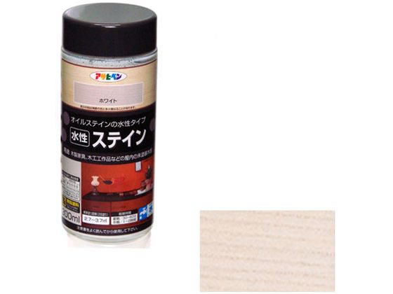 アサヒペン 水性ステイン 300ml ホワイト