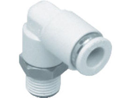CKD ニュージョイント エルボタイプ 適合チューブ外径:4mm 接続口径M5 GWL4-M5 CKD ニュージョイント エルボタイプ 適合チューブ外径:4mm 接続口径M5 GWL4-M5