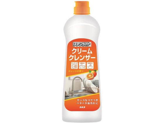 カネヨ石鹸 ステンライト クリームクレンザー オレンジ 400g カネヨ石鹸 ステンライト クリームクレンザー オレンジ 400g