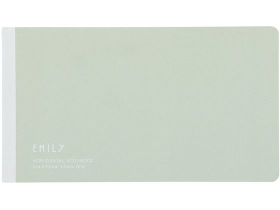 キングジム EMILy 横長ノート ペールグリーン EY9043-PG キングジム EMILy 横長ノート ペールグリーン EY9043-PG
