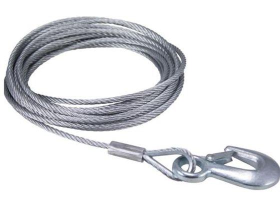 エスコ ワイヤー フック付 5.5mm×7.5m EA840DB-7