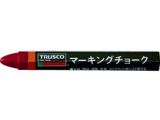 TRUSCO マーキングチョーク 赤 3本入 TMC-19-R TRUSCO マーキングチョーク 赤 3本入 TMC-19-R