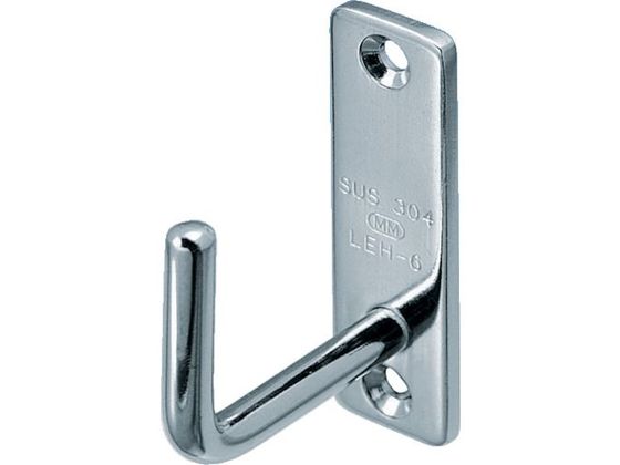 TRUSCO ステンレスロングアイフック 5mm (1個=1袋) TLEH-5