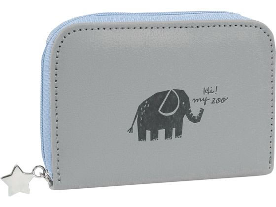 クツワ HI!MY ZOO シングルウォレット ゾウ HZ038B
