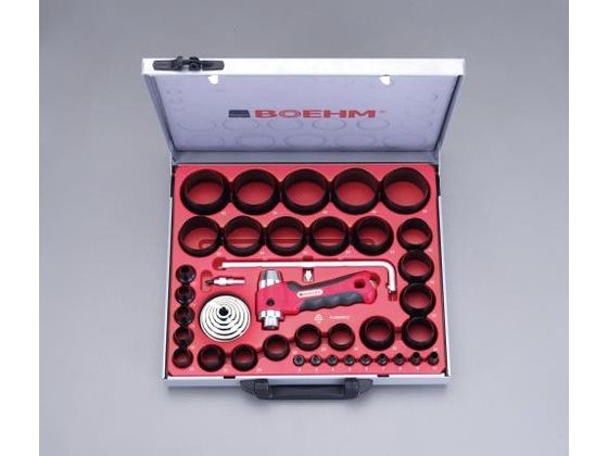 ●【セット内容】：ポンチ×３４個、衝撃吸収式打撃ハンドル（ＥＡ５７６Ｆ−５１０）×１個、チャック×１個、センターピン×１個、コンパスカッター×１個●ハンドル●チャック●センターピン●φ４２０ｍｍコンパ