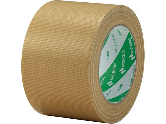 ニチバン 布粘着テープ 75mm×25m 黄土 121N-75 ニチバン 布粘着テープ 75mm×25m 黄土 121N-75
