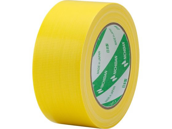 ニチバン 布粘着テープ 50mm×25m 黄 121N2-50 ニチバン 布粘着テープ 50mm×25m 黄 121N2-50