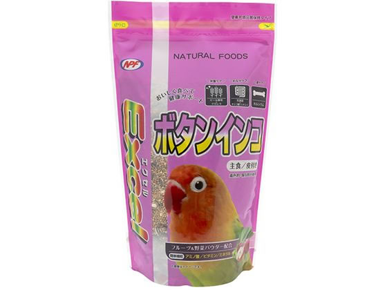 ナチュラルペットフーズ エクセル ボタンインコ 皮付き 500g