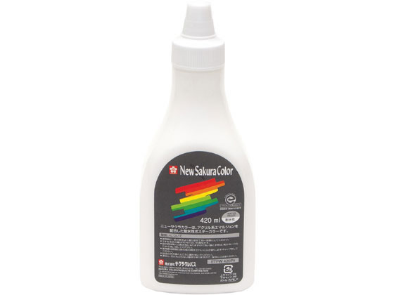 サクラクレパス ニューサクラカラー 420ml しろ