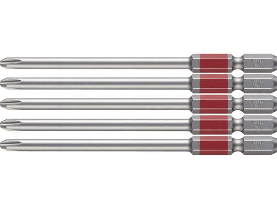 ベッセル 剛彩ビット 5本組 (片頭) +2×100mm GS5P2100D ベッセル 剛彩ビット 5本組 (片頭) +2×100mm GS5P2100D