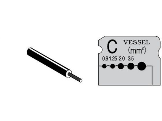 ベッセル ワイヤーストリッパーブレード (3000C、300005用) WB-003 ベッセル ワイヤーストリッパーブレード (3000C、300005用) WB-003