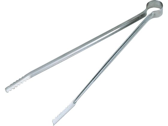 日本メタルワークス エコクリーン 18-0厚口炭バサミ 19.5cm