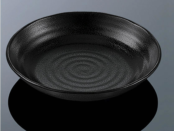 エンテック 丸深皿 23cm 黒 たくみ庵 D258B
