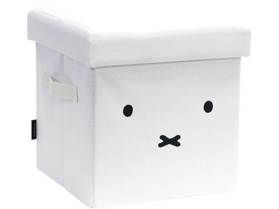 オカトー miffy boris 収納できるスツール ホワイト オカトー miffy boris 収納できるスツール ホワイト