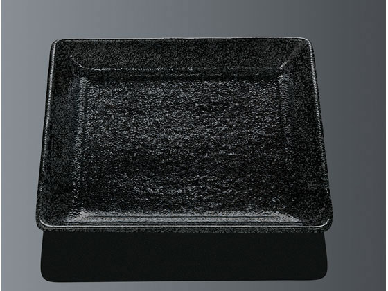 エンテック 正角皿 22cm 黒 たくみ庵 D257B
