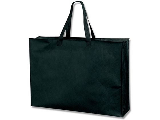 ヘイコー 手提げ袋 Fバッグ チャック付3L 黒 5枚 008739406 ヘイコー 手提げ袋 Fバッグ チャック付3L 黒 5枚 008739406