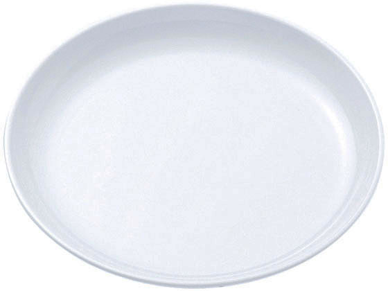 エンテック 和皿 5.5寸 給食用 B-1 (白) NO.43W