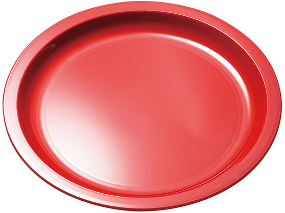 エンテック ポリプロ丸皿26cm (レッド) NO.1708R