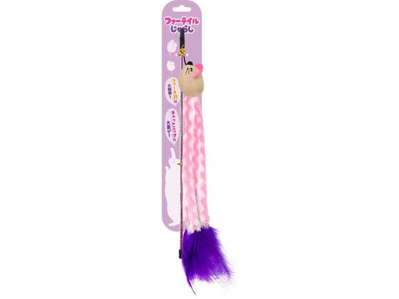 スーパーキャット ファーテイルじゃらし ピンク NJー06