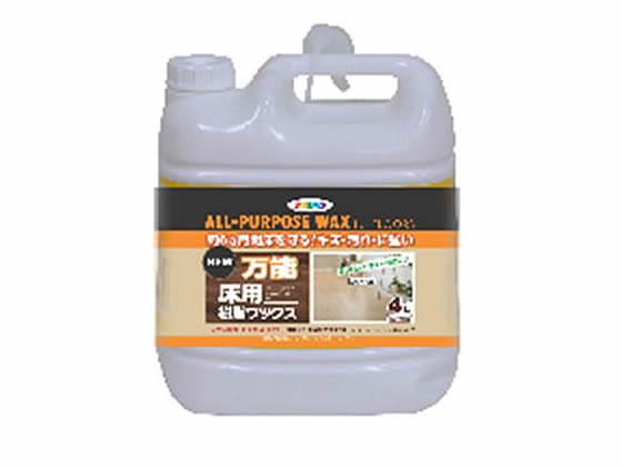 アサヒペン NEW万能床用樹脂ワックス 4L アサヒペン NEW万能床用樹脂ワックス 4L