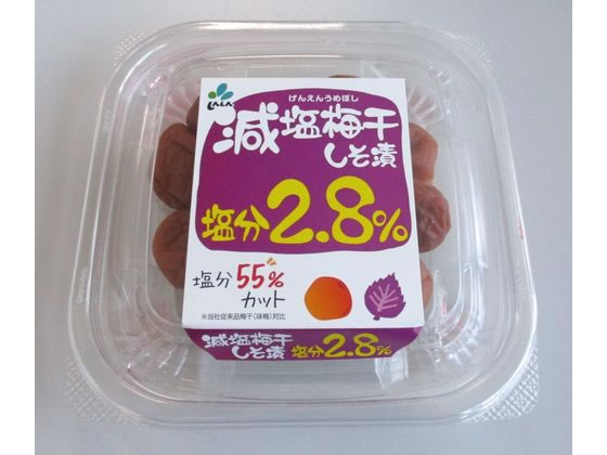 新進 減塩梅干 しそ漬 110g 新進 減塩梅干 しそ漬 110g