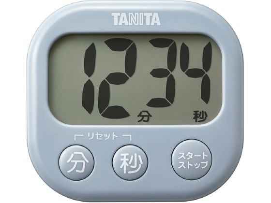 タニタ 抗菌でか見えタイマー ブルーグレー TD429BL タニタ 抗菌でか見えタイマー ブルーグレー TD429BL