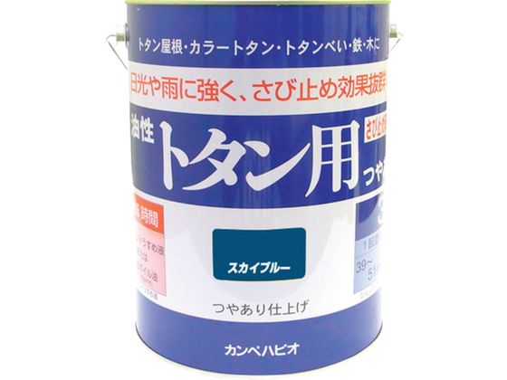 KANSAI カンペ 油性トタン用3Lスカイブルー #00147640641030