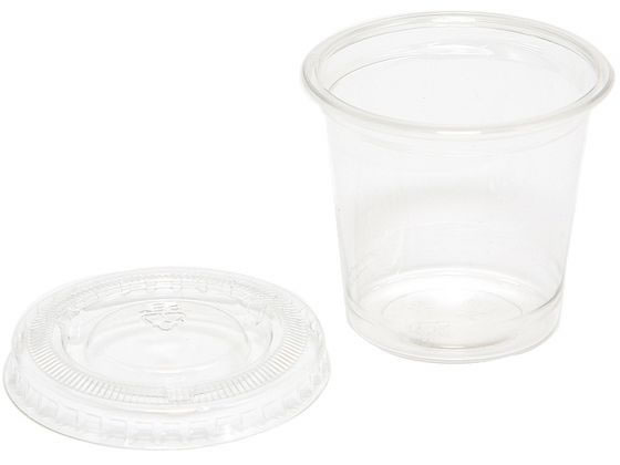 シモジマ ヘイコー透明カップA-PET 1オンス蓋セット 50セット 4525000