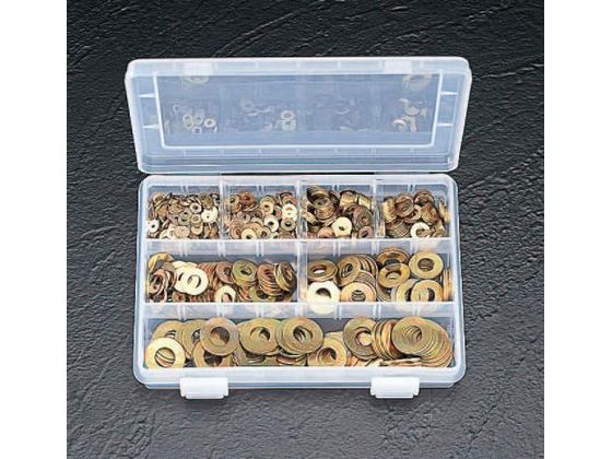 エスコ 平ワッシャーセット M3-M12 EA949WH