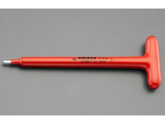 エスコ 六角棒レンチ T型 絶縁 6.0×240mm EA640LL-106 エスコ 六角棒レンチ T型 絶縁 6.0×240mm EA640LL-106