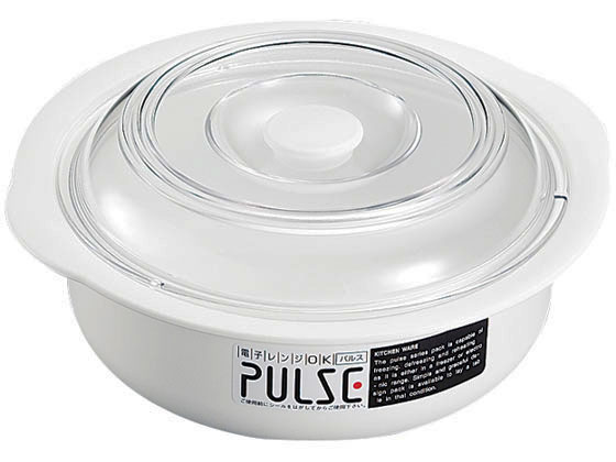 エンテック パルスレンジ容器丸780ml白 箱入 PL-1203W