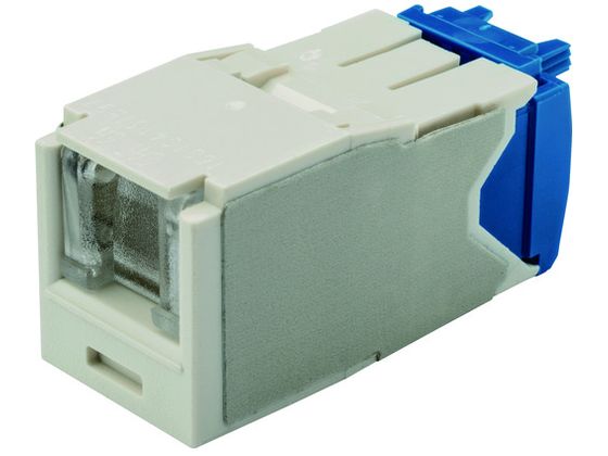 パンドウイット カテゴリ6A シャッター付モジュラージャック オフホワイト