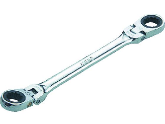KTC ラチェットめがねレンチ(両頭型首振りタイプ) 12×14mm MR1-1214F KTC ラチェットめがねレンチ(両頭型首振りタイプ) 12×14mm MR1-1214F