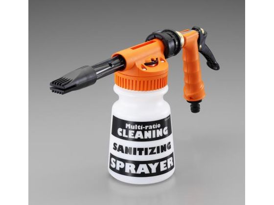 エスコ クリーニングガン プラグ付 900ml EA124LA-17P