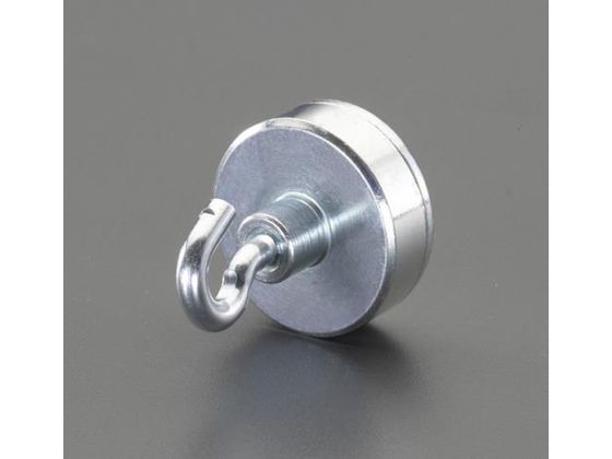 エスコ 強力マグネット フック付 φ16×4.5mm 93N EA781EX-3