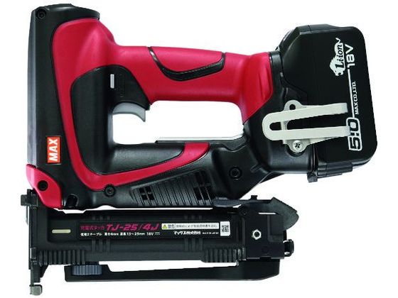 MAX 充電式4Jタッカセット(5.0AH) TJ-25 4J-BC 1850A MAX 充電式4Jタッカセット(5.0AH) TJ-25 4J-BC 1850A