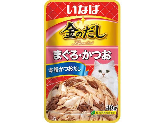 いなばペットフード 金のだしパウチ 鮪・鰹40g いなばペットフード 金のだしパウチ 鮪・鰹40g