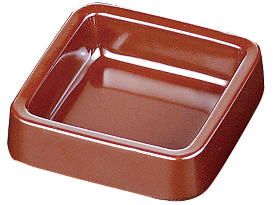 エンテック カラー灰皿 (正角) 茶 A-271BR