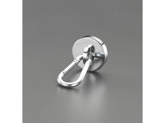 エスコ カラビナフック マグネット付 41mm φ28mm EA781GB-10